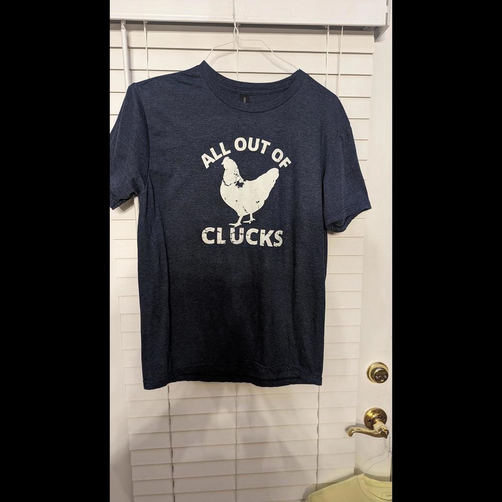 All Out Of Clucks Tee Shirt Size M
